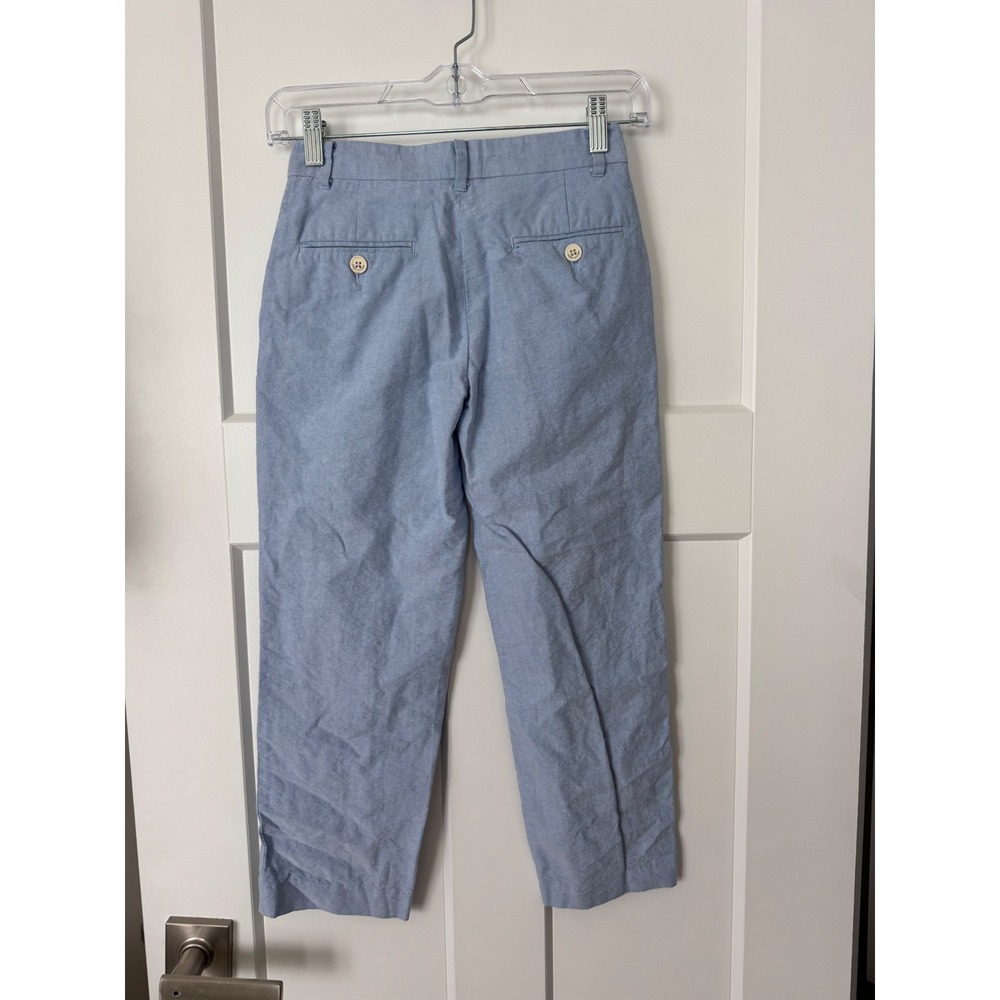 Tommy Hilfiger Kids Light Blue Oxford Chino Pants Size 8 Straight Leg Trousers - Picture 3 of 7
